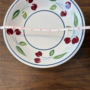 Dansk Red Cherry Serving Bowl